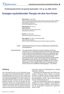 Strategien myofunktioneller Therapie mit dem FaceFormer - Vorschaubild