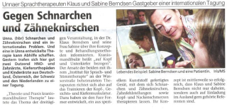 Gegen Schnarchen und Zähneknirschen - Vorschaubild