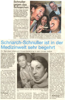 Schnuller gegen Schnarchen - Vorschaubild