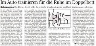 vIm Auto trainieren für Ruhe im Doppelbett - Vorschaubild