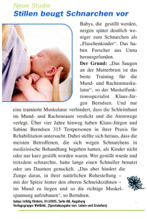 Neue Studie - Stillen beugt Schnarchen vor - Vorschaubild