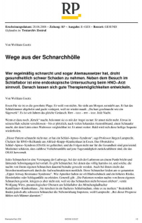Wege aus der Schnarchhölle - Vorschaubild